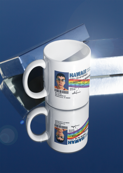 McLovin Mug Funny Nerd Driver's License Mug