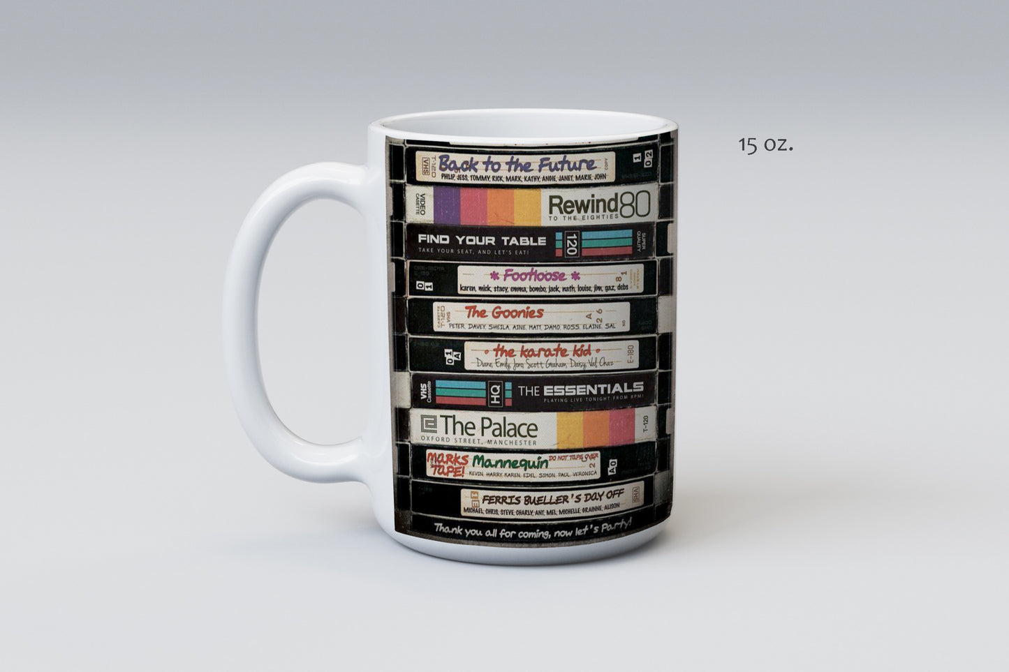 VHS Tapes Mug Awesome Nostalgia Coffee Mug