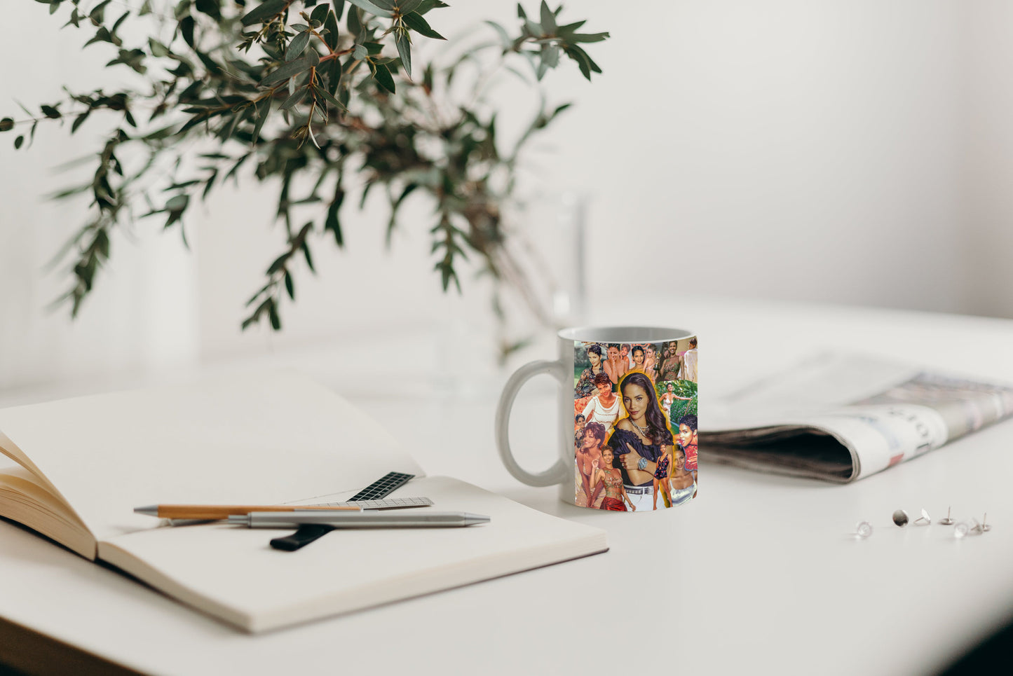 Beautiful Girl Coffee Mug Halle Berry Mug for him Mug for Her Sexy Babe Mug Gift Work Mug Office Mug