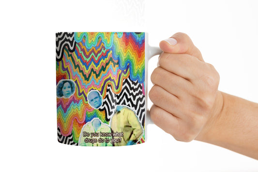 Drugs Mug Funny Trippy Coffee Mug