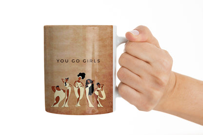 Muses Coffee Mug Fun Greek Goddesses Mug You Go Girls