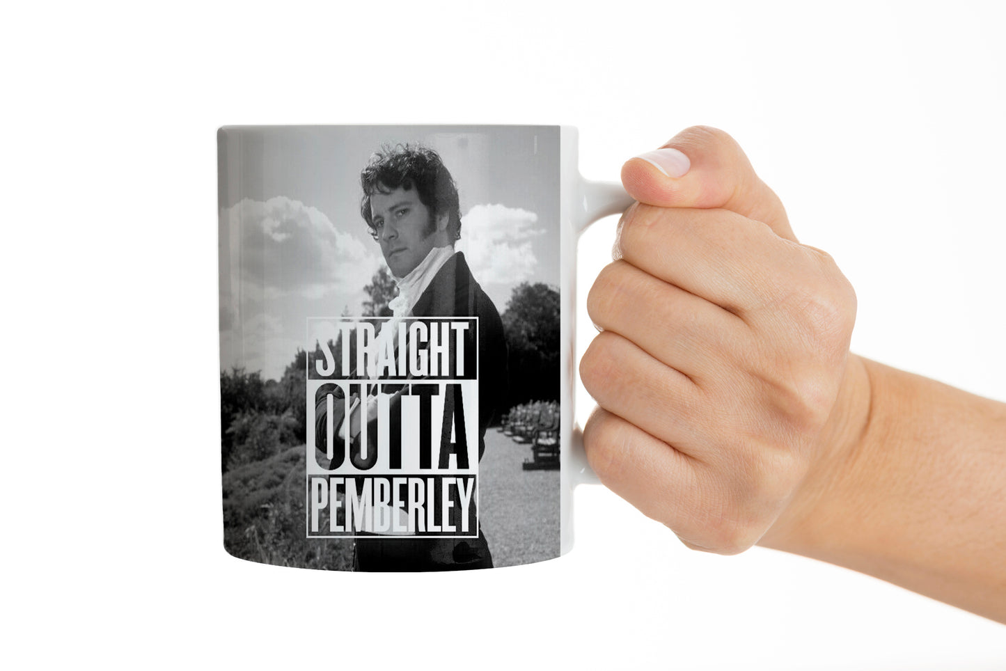 Pemberley Mug Straight Outta Pemberley Mr Darcy Coffee Mug