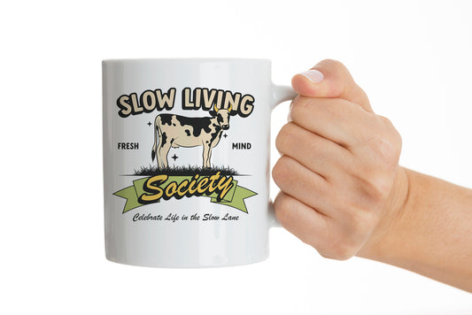 Slow Living Society Cow Mug