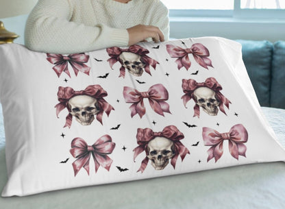 Skull & Bows Pillowcase