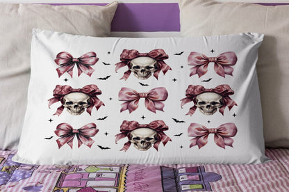 Skull & Bows Pillowcase