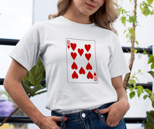 10 of Hearts Tee Cute