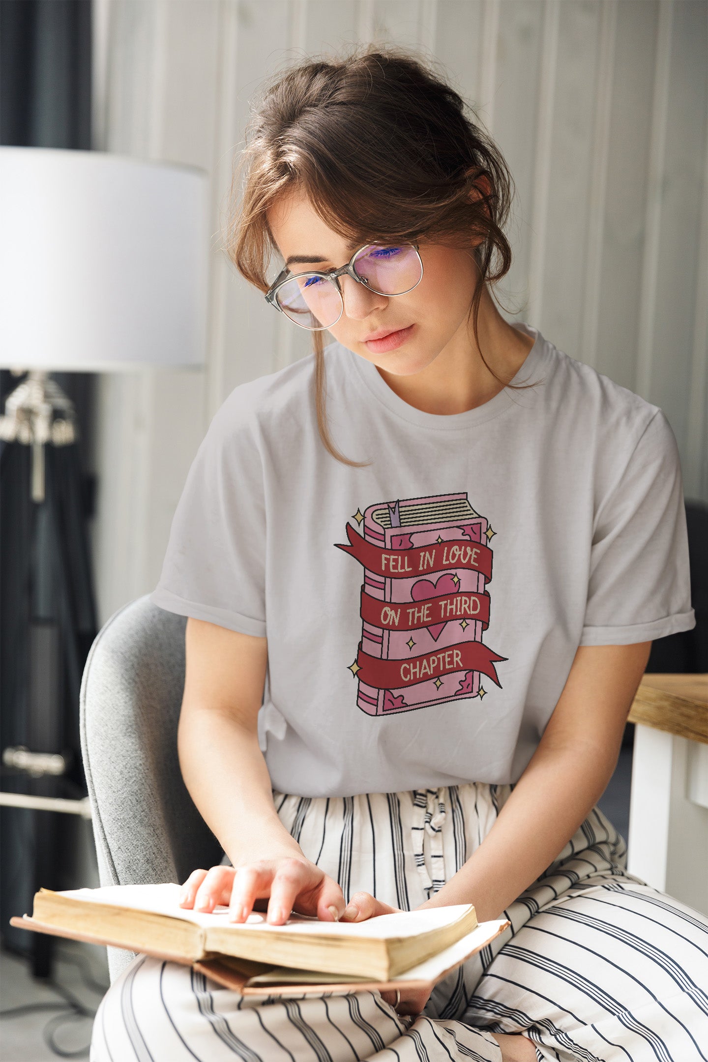 Love In Chapter Three Book Tee