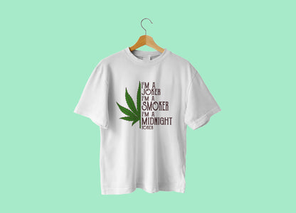 Midnight Toker T-Shirt Marijuana Shirt Funny 420 Friendly Shirt Steve Miller Band shirt The Joker Tee