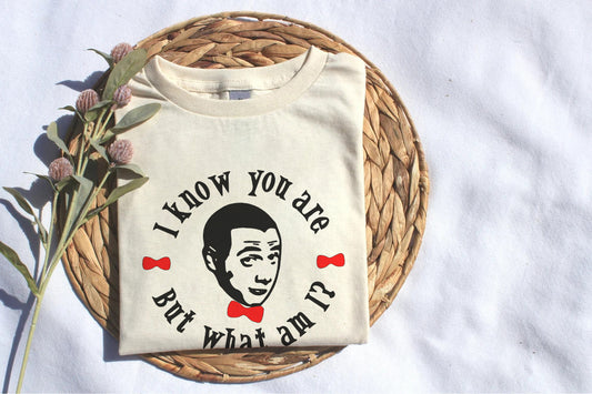 I know You are But What Am I Shirt Ridiculous Pee Wee T-Shirt Funny Tee