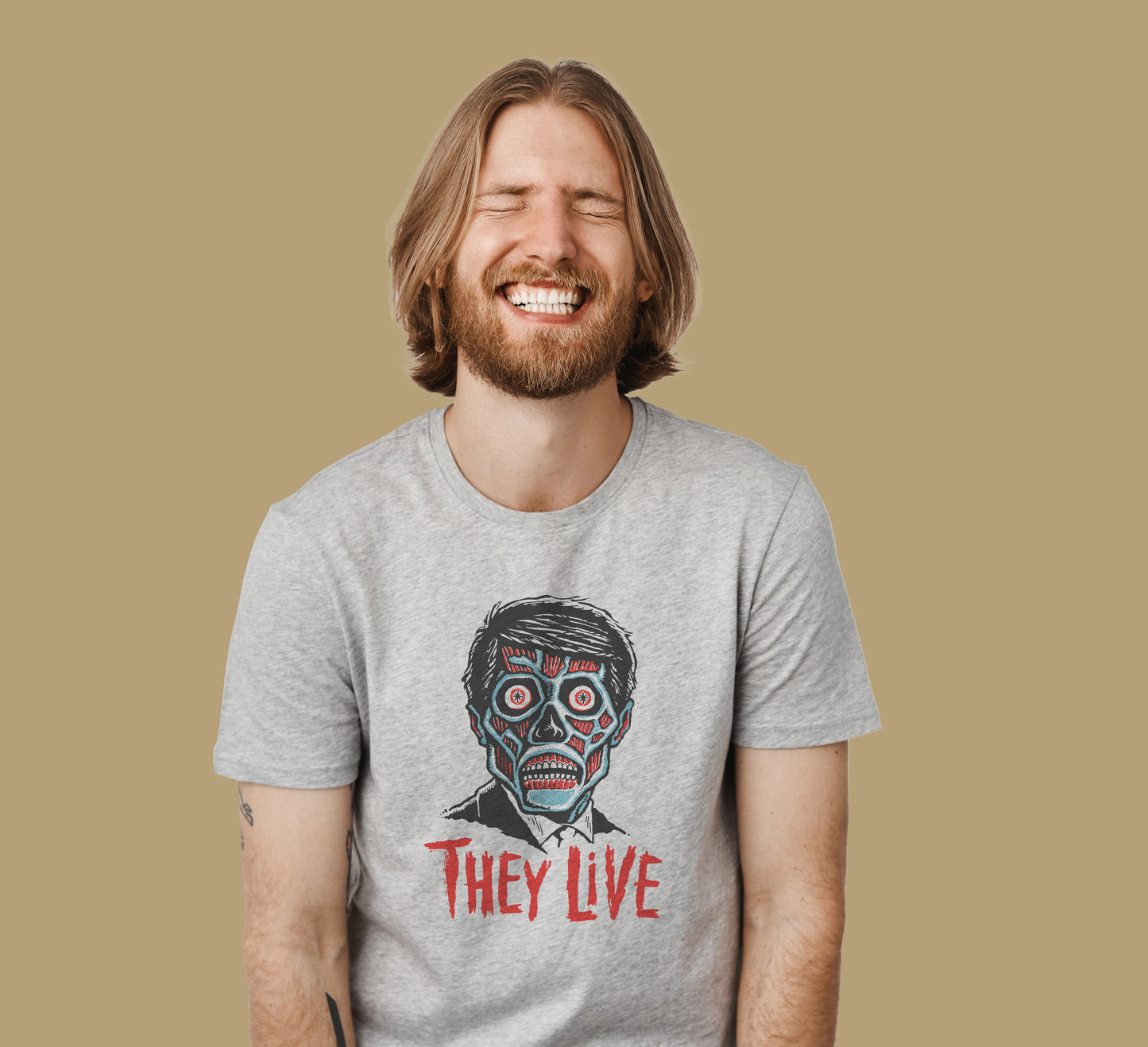 They Live Tee Sci Fi Creepy Cult Classic