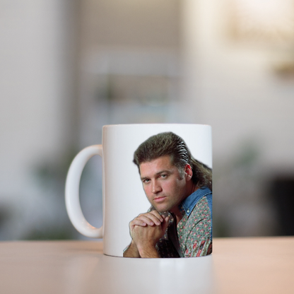 Power Mullet Mug Fun Coffee Mug CONFIDENCE Mug Billy Ray Mug Funny Weird Humor Mug Gift