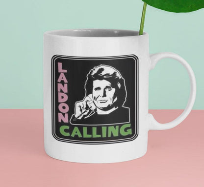 Michael Landon Mug Landon Calling 80s Babe Mug