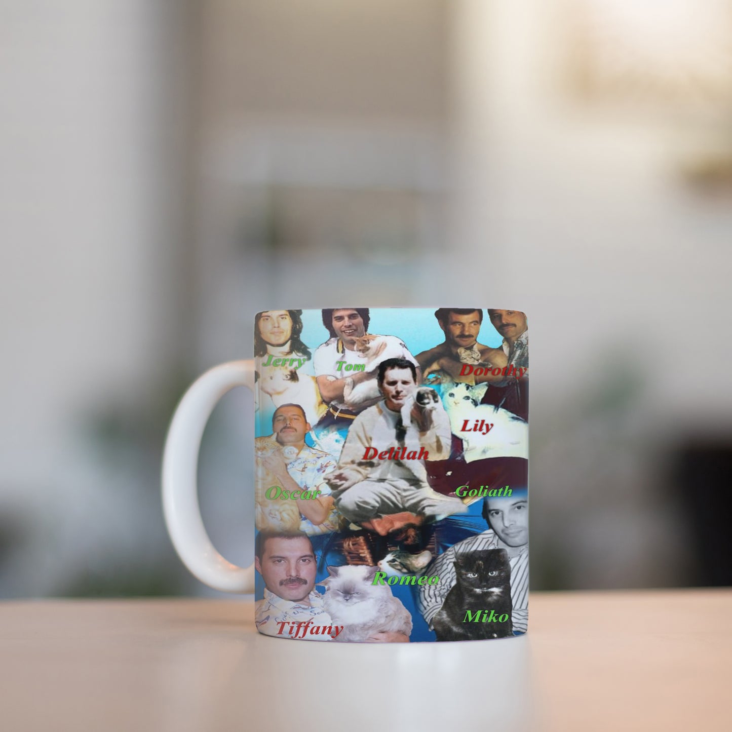 Freddy & His Cats Mug Funny Coffee Mug Gift Freddy Mercury Mug