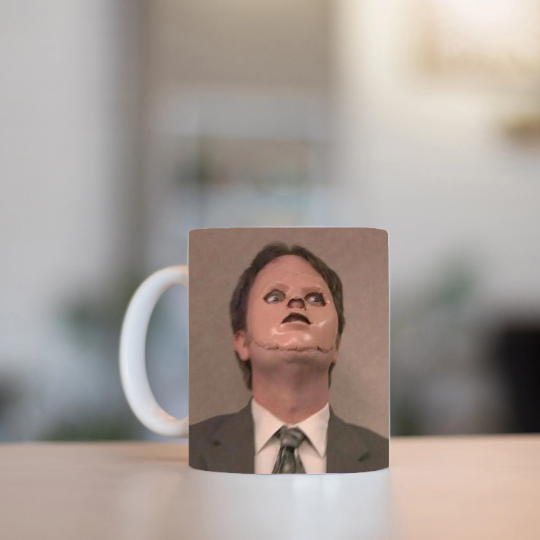 Dwight Coffee Mug Gone Too Far Funny Mug Unique Work Office Coworker Mug Gift