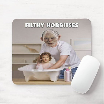 Filthy Hobbits Mousepad Hysterical Computer Mousepad Gift