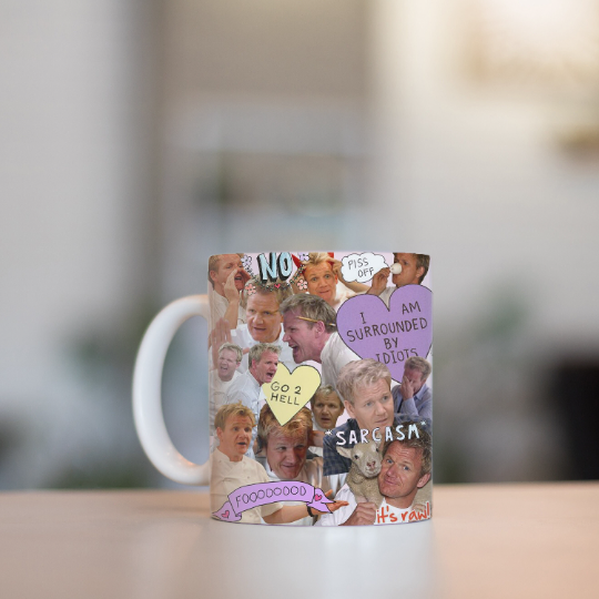 Angry Chef Mug Funny Coffee Gordon Ramsay Coffee Mug