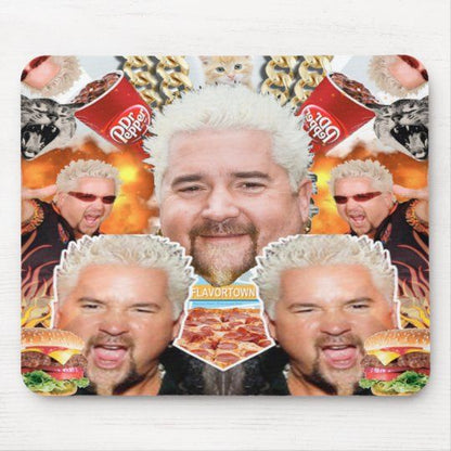 Guy Fieri Flavortown Mousepad Good Weird