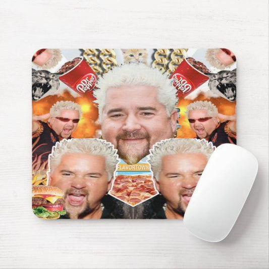 Guy Fieri Flavortown Mousepad Good Weird