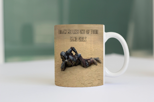 Mando Mug Funny Sand Girls Coffee Mug Gift