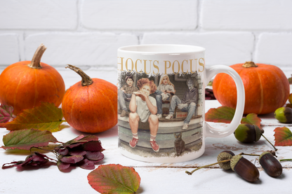 Spooky Porch Witch Group Mug