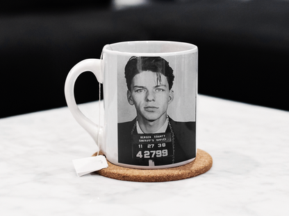 Old Blue Eyes Mug Shot Coffee Mug