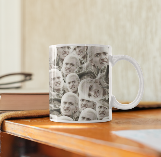 Chaotic Elf Beauty Mug Funny Faces Coffee Mug