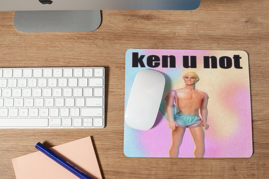 Man Doll Mousepad Glorious Gift