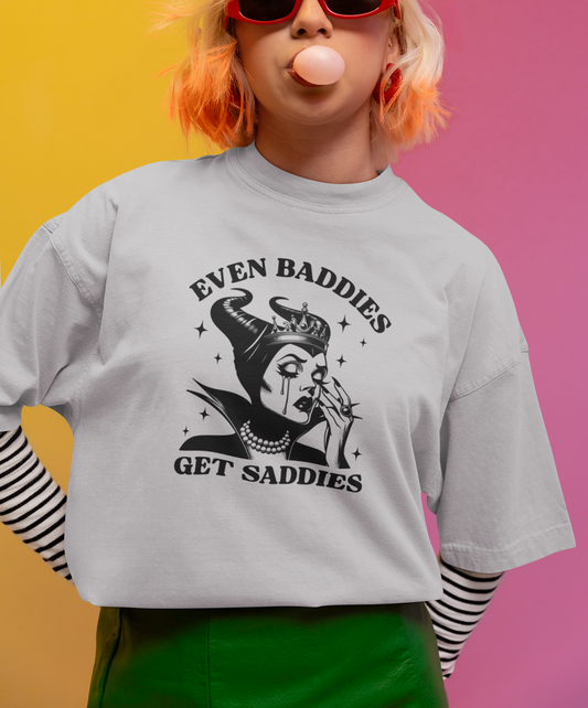 Baddies Get Saddies Villian Tee