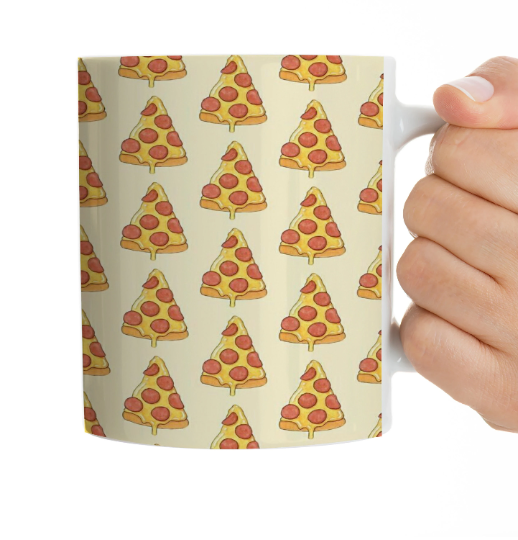 Pizza Mug Funny Coffee Mug Dripping Cheese Funny Yummy Pizza Lovers Food Pizza For Him For Her Coffee Mug Gift