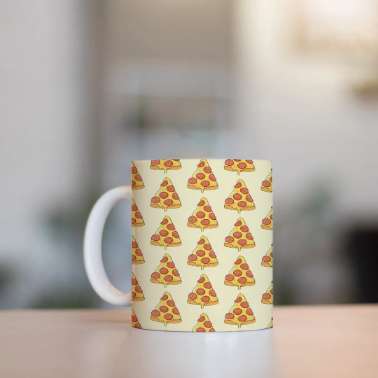 Pizza Mug Funny Coffee Mug Dripping Cheese Funny Yummy Pizza Lovers Food Pizza For Him For Her Coffee Mug Gift