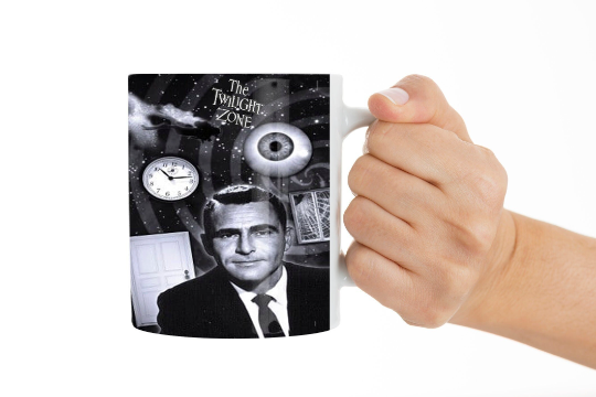 Twilight Zone Mug Coffee Mug Parallel Universe Mug Sci Fi Mug Rod Serling Mug