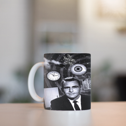 Twilight Zone Mug Coffee Mug Parallel Universe Mug Sci Fi Mug Rod Serling Mug