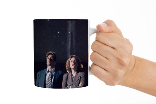 X Files Coffee Mug Aliens Mug Sci Fi Mulder & Scully Mug