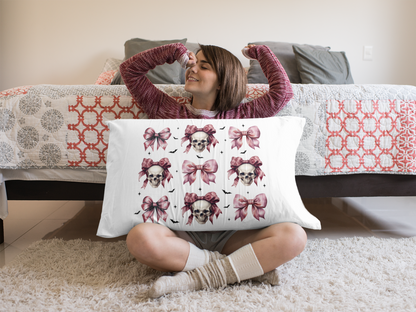 Skull & Bows Pillowcase